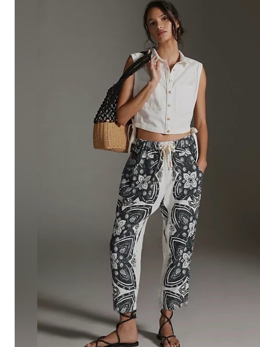 Anthropologie Pilcro Linen blend Surf Pants